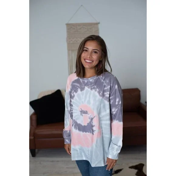 Shirley & Stone Tie Dye Tunic, Grey - Picture 2 of 2